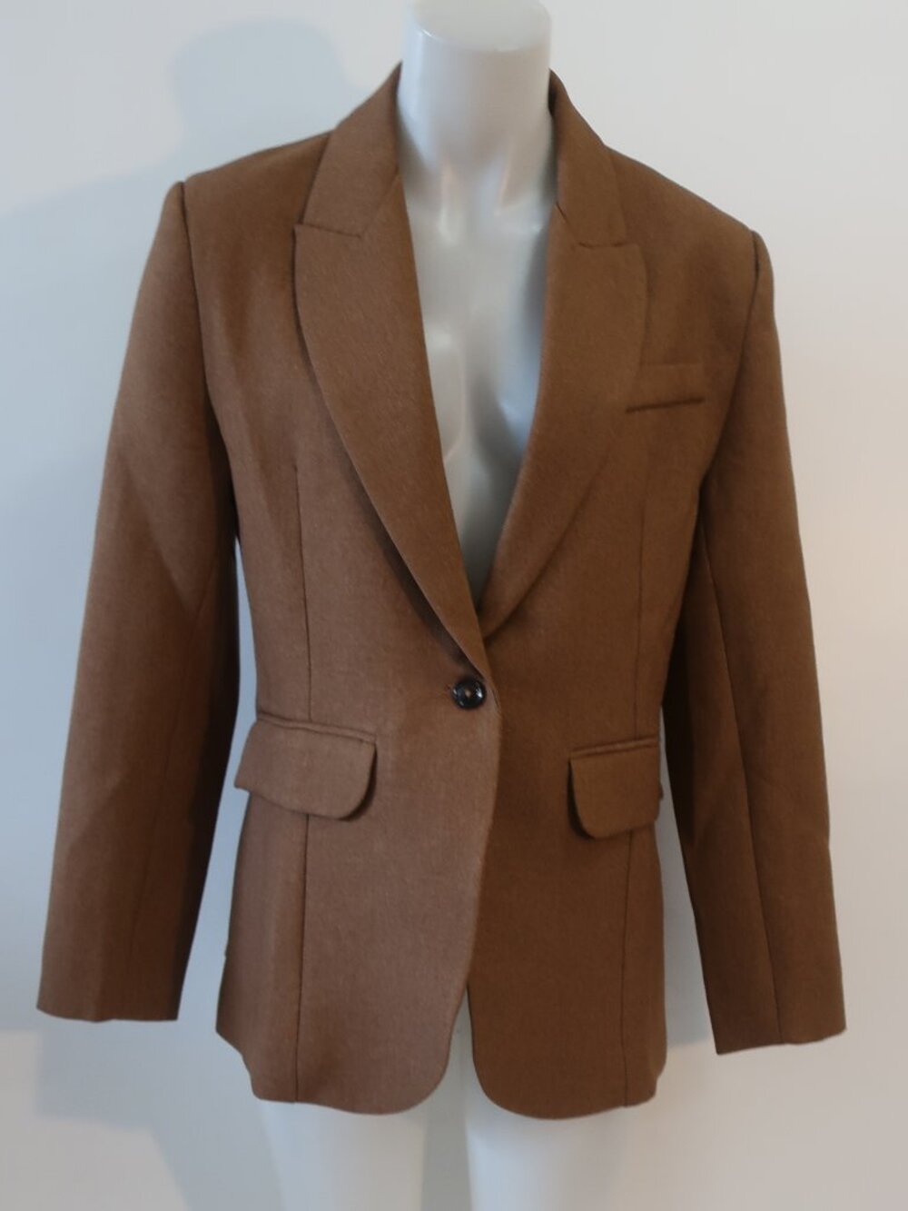 NWT Womens Parentezi Camel Brown (Item-13) Aria Sport Coat Blazer Jacket XS - Picture 2 of 13